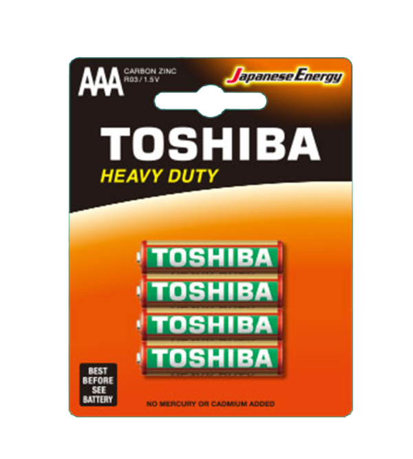 Baterija Toshiba R03 AAA 4/1 Heavy Duty