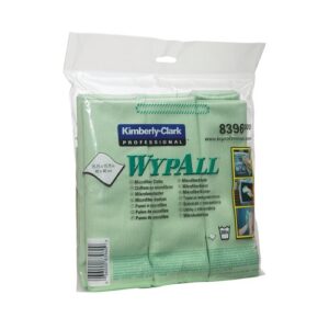 KC 8396 krpa WypAll microfibra 40x40cm zelena  6/1