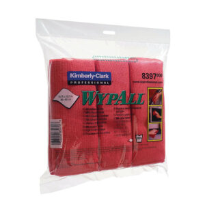 KC 8397 krpa WypAll microfibra 40x40cm crvena 6/1