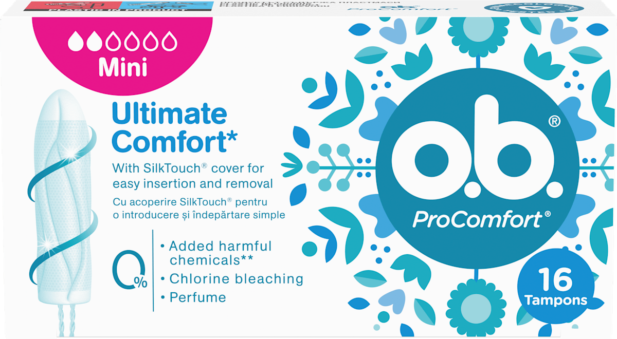o.b. tamponi 16/1 ProComfort Mini o.b. tamponi 16/1 ProComfort Mini