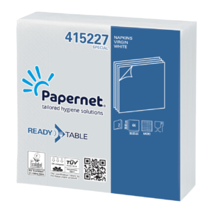 PAPERNET 415227 salvete 38×38 18×44/1 Matiz bijela 2sl.