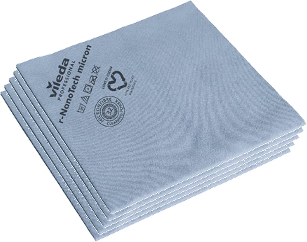 VILEDA r-NanoTech micron krpa 38x40cm plava 5/1 VILEDA r-NanoTech micron krpa 38x40cm plava 5/1