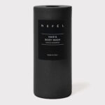 NEFEL Holder Black 500 – ukrasna tuba za Hair & Body Wash 480ml